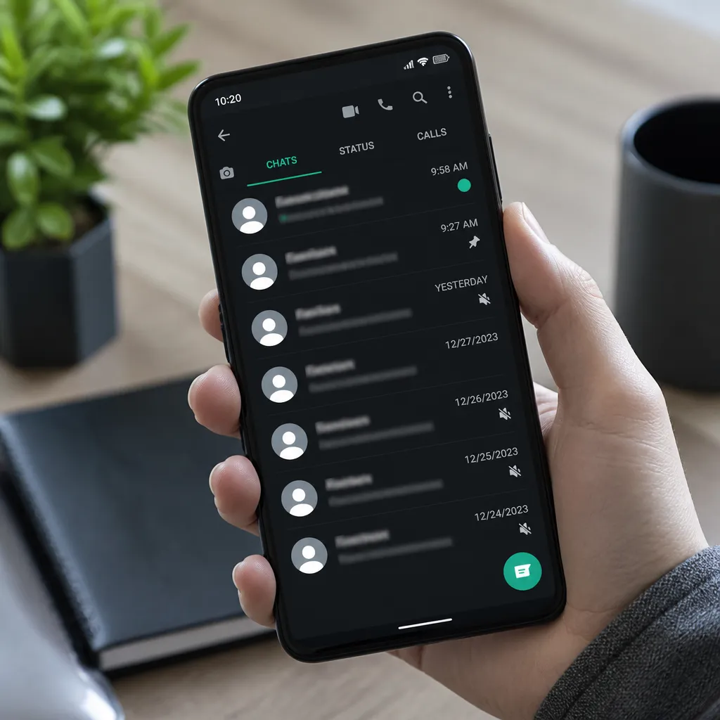 Como Mudar a Cor do WhatsApp para Tema Escuro em Segundos