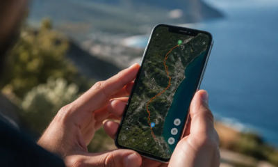 Explorar Mapas de Satélite e Rastrear Rotas no iPhone