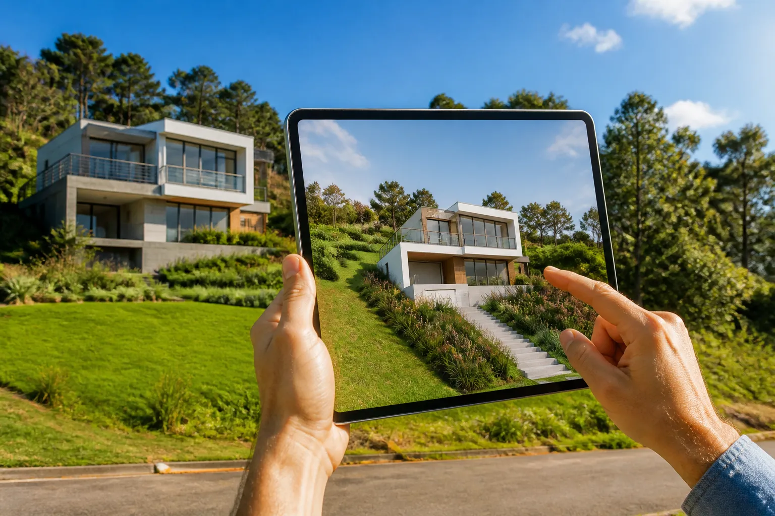 Veja como fica sua casa em qualquer terreno com IA